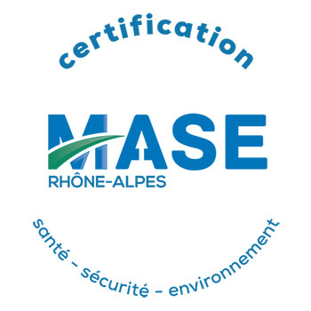 Logo de certification MASE Rhône-Alpes – SNIG Pharma